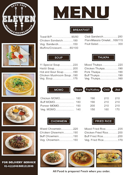 Eleven Restro & Sekuwa Palace menu 2