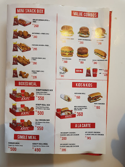 KKFC - Kumaripati menu 3
