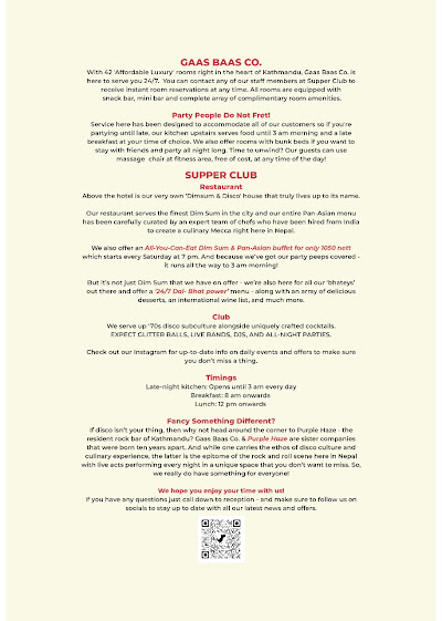 SUPPER CLUB (Dim Sum & Disco House) menu 3