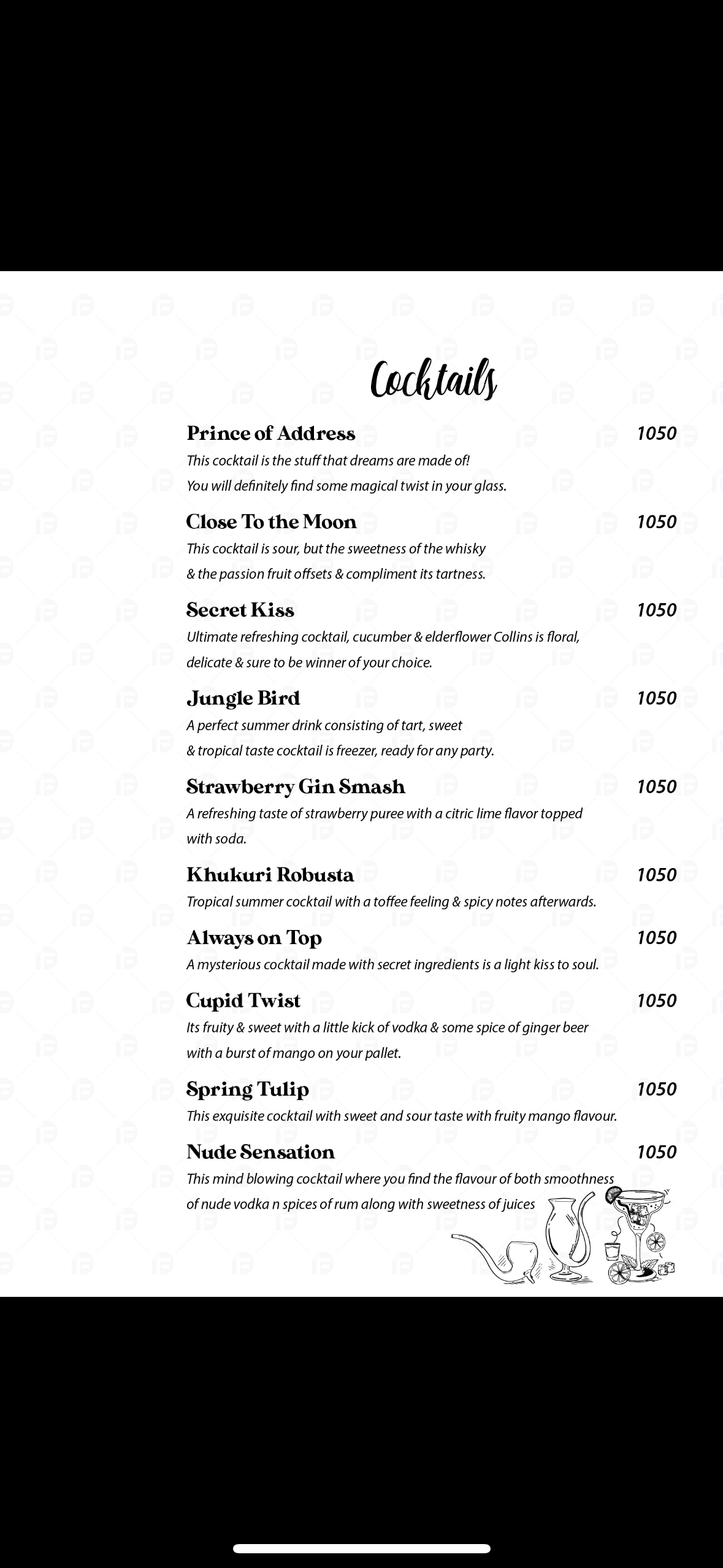 The Address Lounge_menu_5