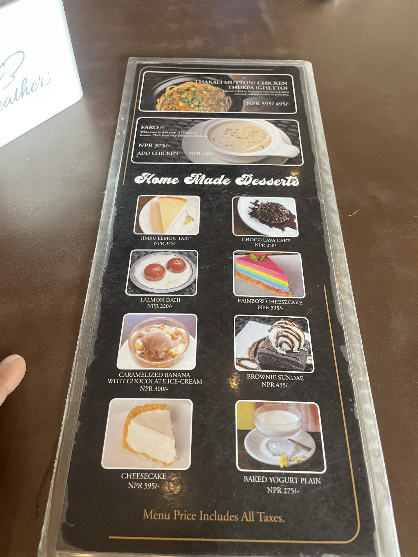 Jimbu Thakali by Capital Grill_menu_6