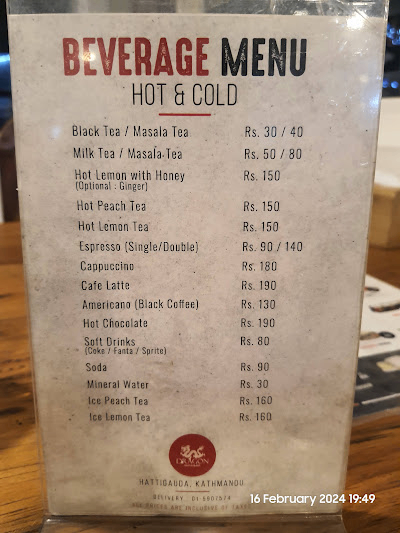 Dragon Express Asian Eatery menu 3