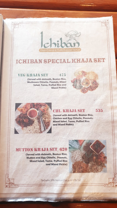 Ichiban Multi Cuisine & Multi Purpose Venue menu 2