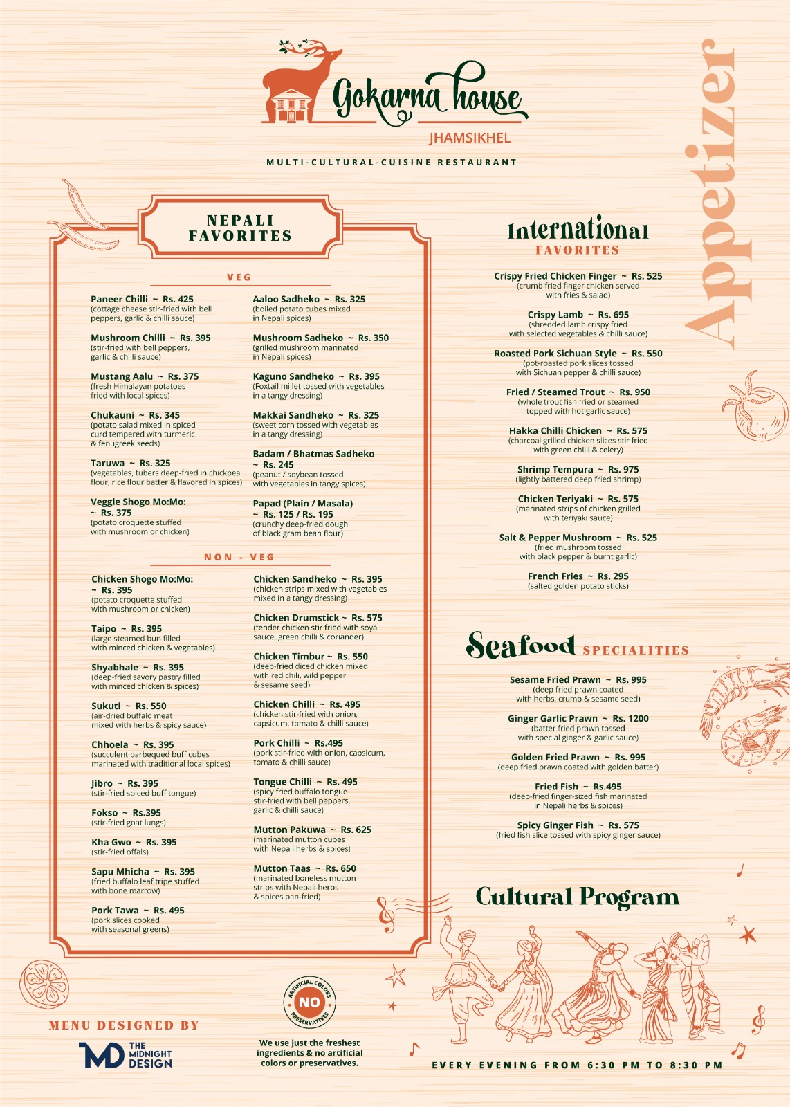 Gokarna House Jhamsikhel_menu_1