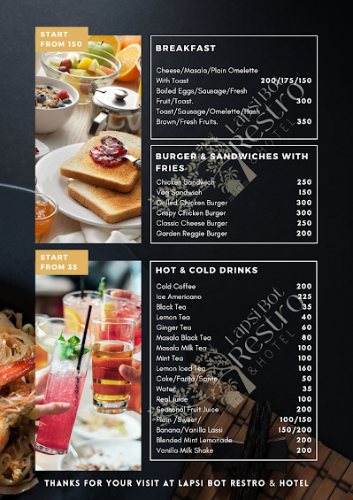 Lapsi Bot Restro & Hotel menu 1
