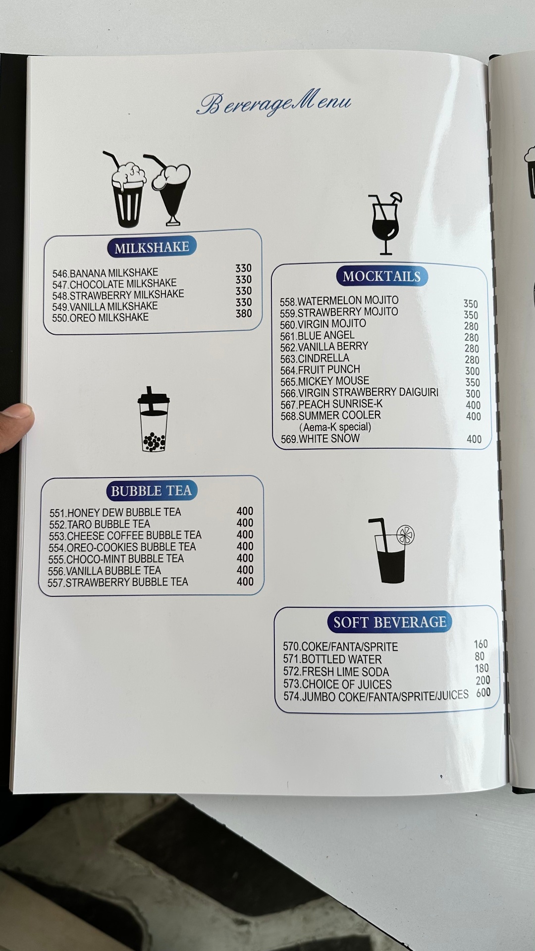 Aema-K Restaurant hotpot chinese continental_menu_17