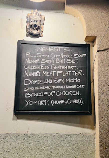 Palu Authentic Newari Cuisine menu 1